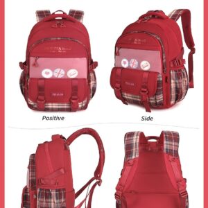 Scotia Stylish Plaid Accent Backpack