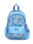 SukiSaku Blue Transport Theme Kids Backpack