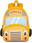 Yellow School Bus Kids Backpack ? 3D Design for Toddlers & Preschoolers